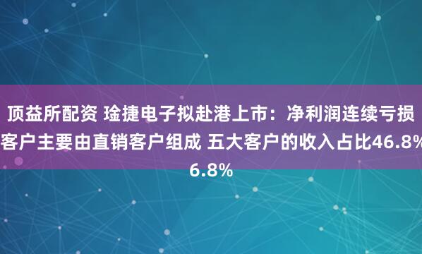 顶益所配资 琻捷电子拟赴港上市：净利润连续亏损 客户主要由直销客户组成 五大客户的收入占比46.8%